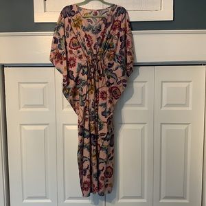 Beautiful Floral Kaftan 100% Cotton
